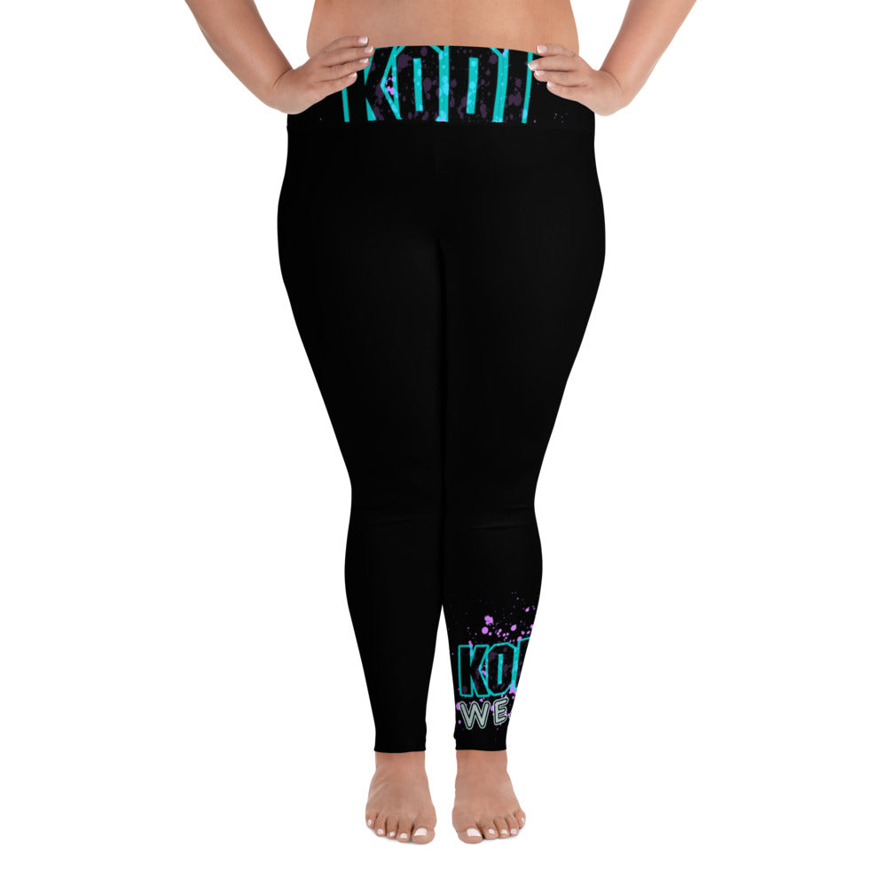 KODI WEAR All-Over Print Plus Size Leggings