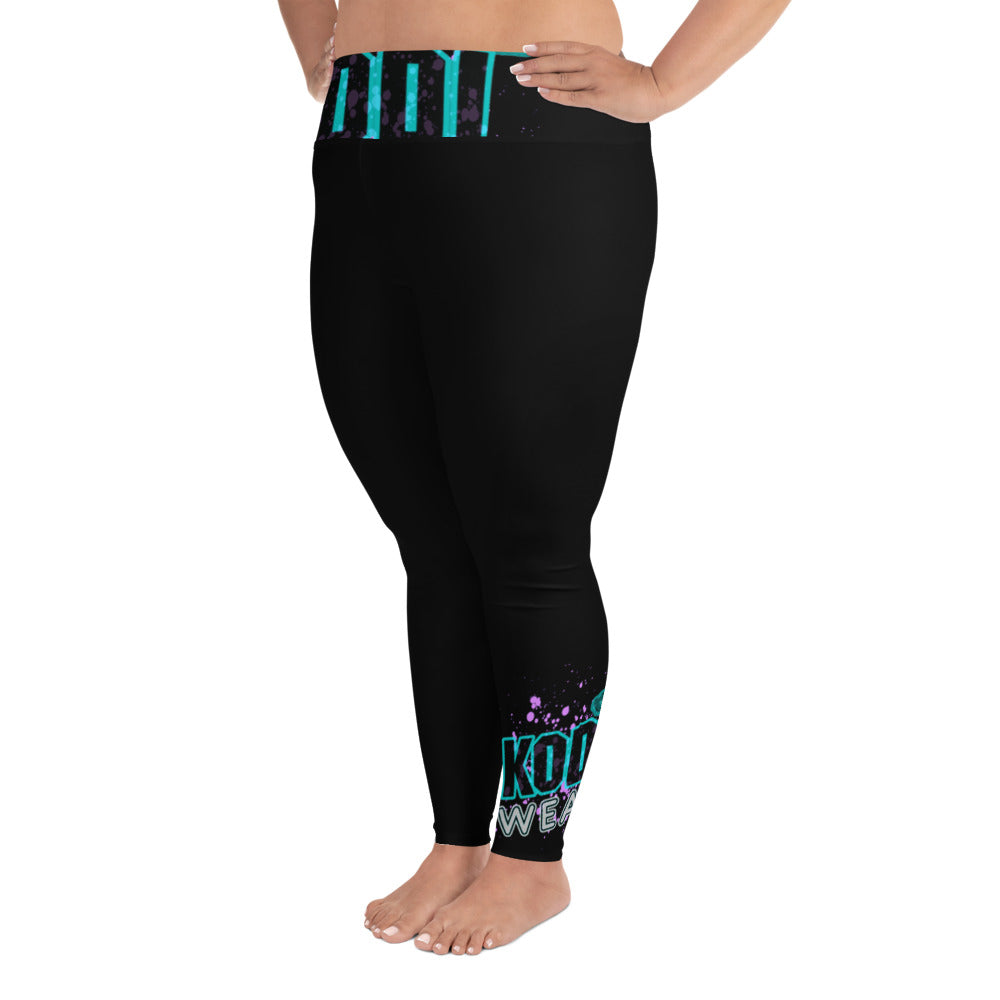 KODI WEAR All-Over Print Plus Size Leggings