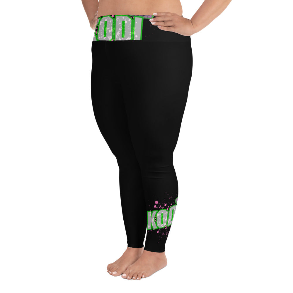 KODI WEAR All-Over Print Plus Size Leggings