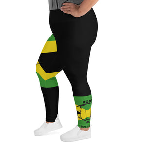 KODI WEAR JAMAICA All-Over Print Plus Size Leggings