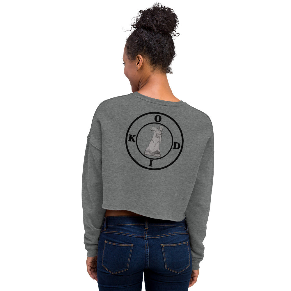 KODI WEAR Women's Cropped Sweatshirt | Bella + Canvas 7503