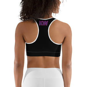 KODIWEAR Sports Bra Black/Fuschia/Purple