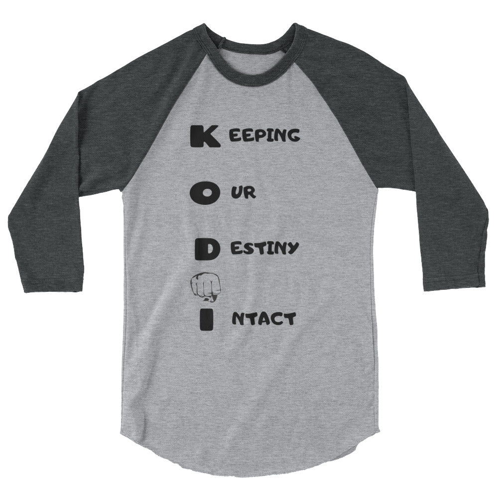 KODI WEAR 3/4 sleeve raglan shirt