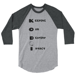 KODI WEAR 3/4 sleeve raglan shirt
