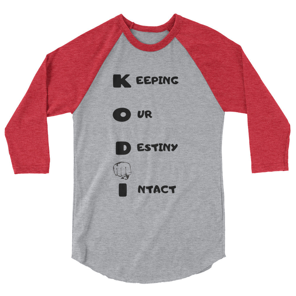 KODI WEAR 3/4 sleeve raglan shirt