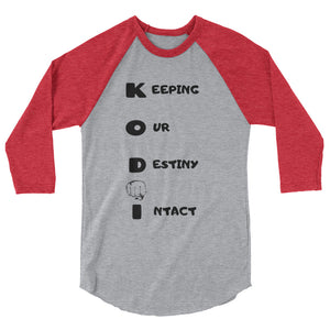 KODI WEAR 3/4 sleeve raglan shirt