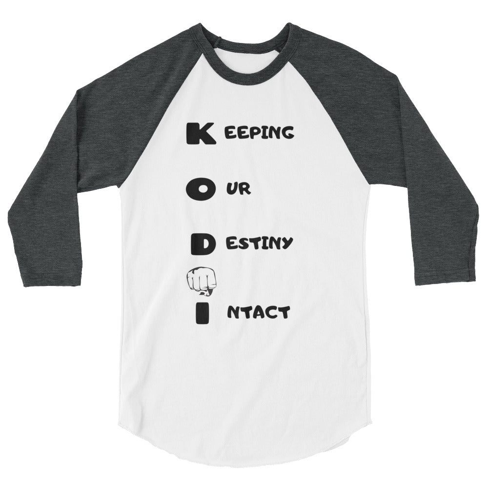 KODI WEAR 3/4 sleeve raglan shirt