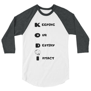 KODI WEAR 3/4 sleeve raglan shirt