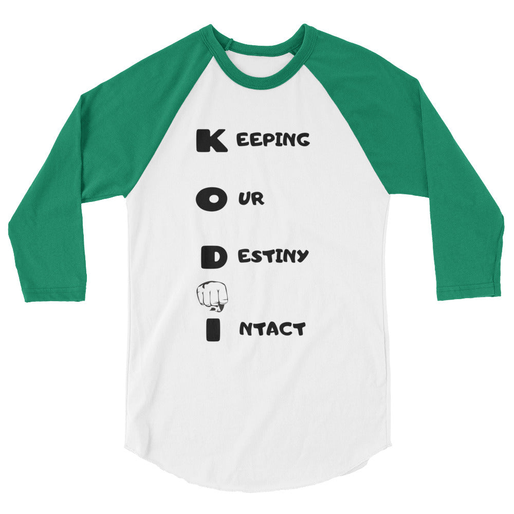 KODI WEAR 3/4 sleeve raglan shirt